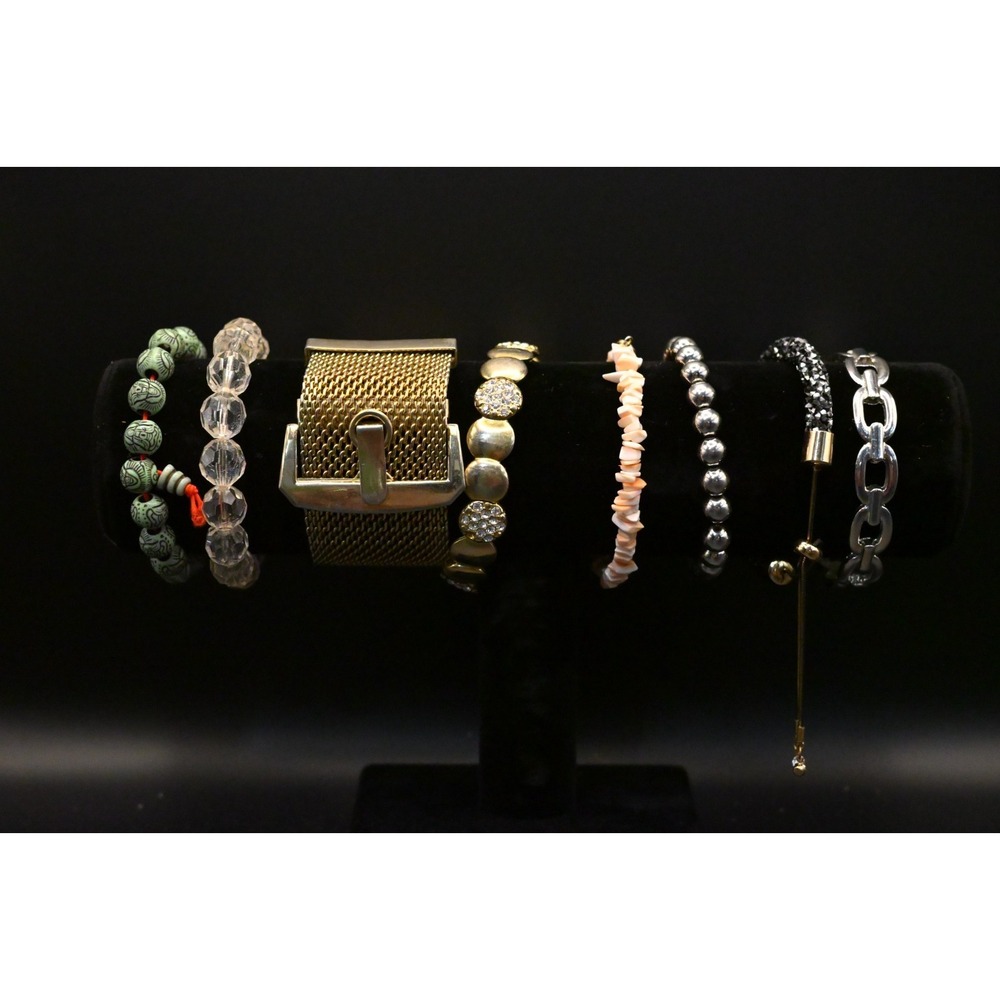 Vintage & Modern Bracelet Lot Mixed Jewelry Accessories Fashion Outfit Accent